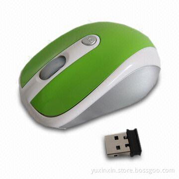 Wireless Mouse with Nano USB Mini Receiver, 10m Emission Distance